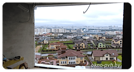 Panoramnaja balkonnaja rama v Minske